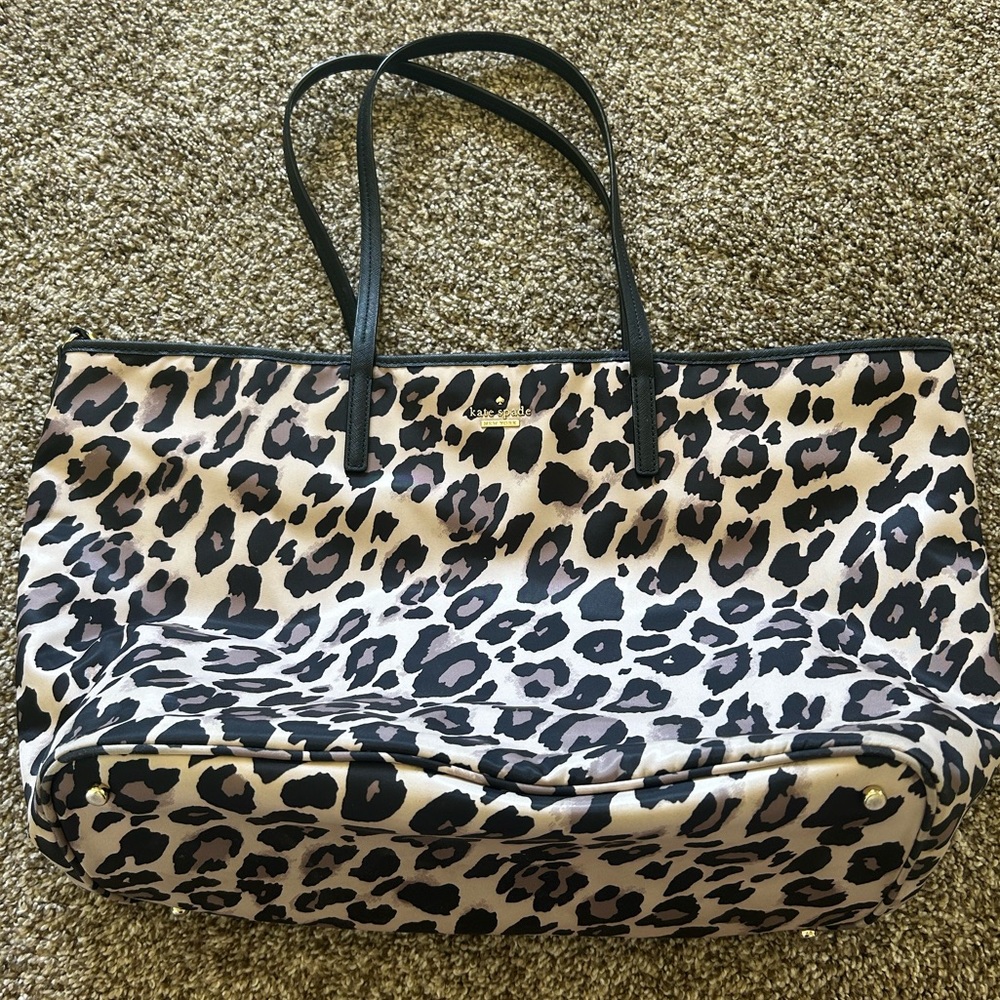 Kate Spade Leopard Diaper Bag